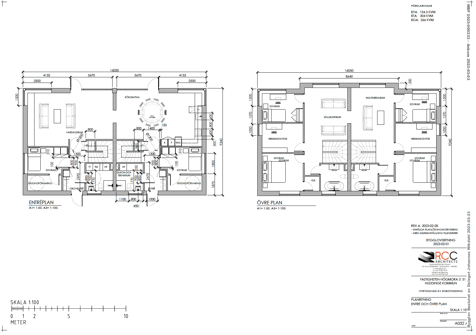 Planritning för LGH 2